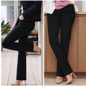 BETABRAND Dress Pant Yoga Pants Straight-Leg